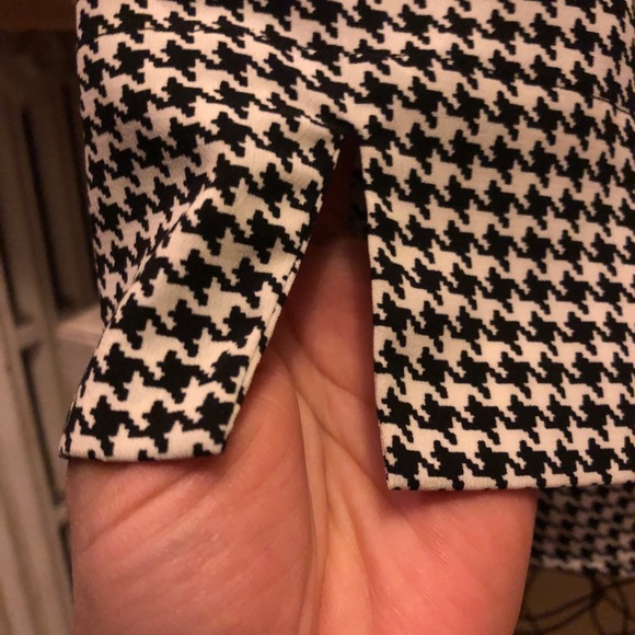 Covington Herringbone black and white blouse - Picture 2 of 7